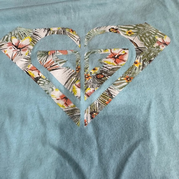 Roxy Blue Short Sleeve Relaxed T-Shirt - Picture 5 of 5